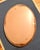 Hollywood Regency Oval Wall Mirror With Brass Accents For Sale - Image 10 of 12
