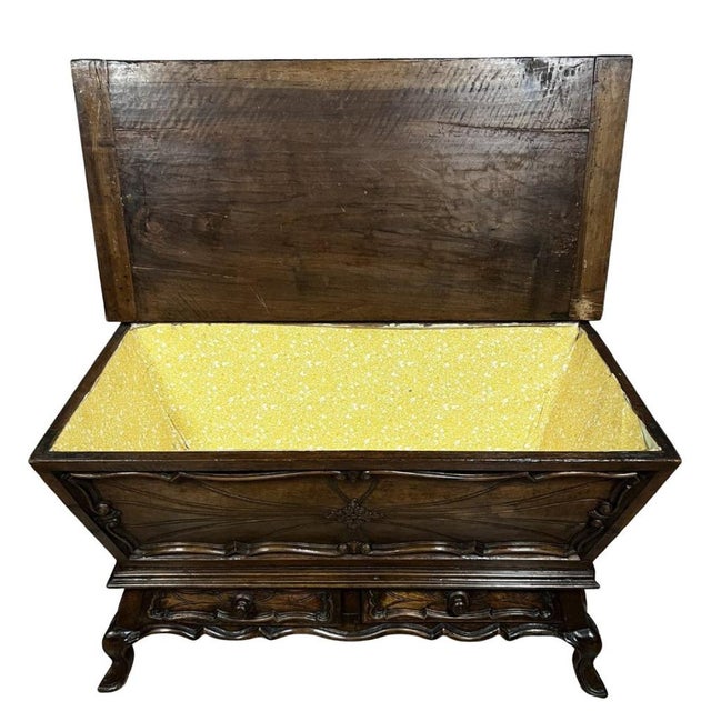Louis XV Style Dough Kneading Tub in Walnut For Sale - Image 3 of 8