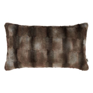 Decorative Faux Fur Cushion by Villa Como For Sale