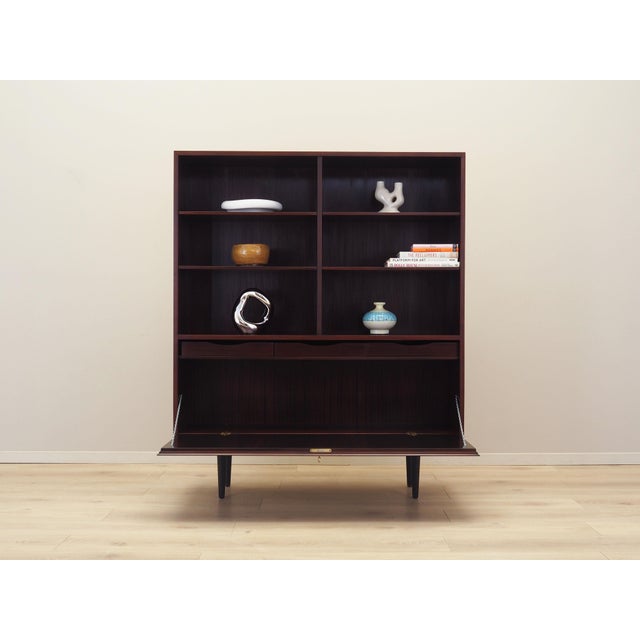 Danish Mahogany Bookcase from Omann Jun, 1970s For Sale - Image 3 of 12