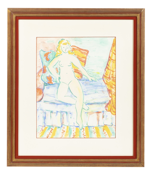Júlio Reis Pereira, Nude Composition, 1968, Watercolor