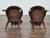 Pair of English Mahogany Hall Chairs with Carved Eagle Heads, 19th Century For Sale - Image 10 of 11