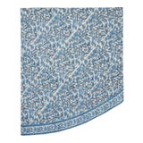 Anna Blue Round Tablecloth, 90-Inch For Sale