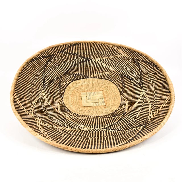 Early 20th Century Tonga Binga Basket 23 Inch For Sale