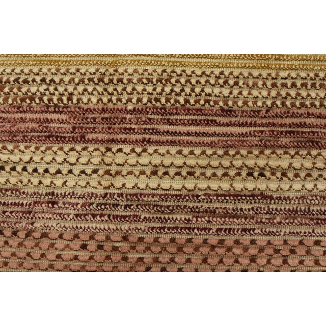 Gabbeh Rug 7’10” X 9’11” Multicolor Wool Striped Hand-Knotted Carpet For Sale - Image 11 of 15