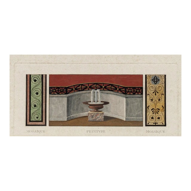 Unknown - Decorative Frieze - Original Etching on Paper - 1850s For Sale