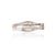 Not Yet Made - Made To Order Orange Sapphire & Diamond Twist Shank Ring in Solid Silver, Size 7.5 For Sale - Image 5 of 15