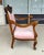 Wood Early 20th Century Victorian Pink Upholstered Chairs With Upholstered Back For Sale - Image 7 of 12