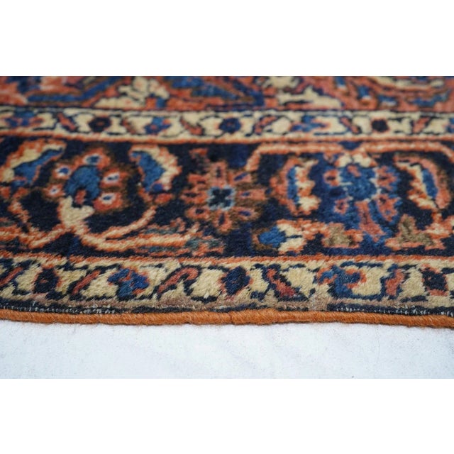Traditional Antique Sarouk Rug 3'8'' x 4'1'' For Sale - Image 3 of 8