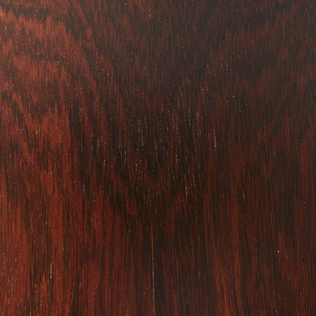 French Eastern Rosewood Side Table with Fluted Legs, 1940s For Sale In Chicago - Image 6 of 11