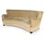 1950s Art Deco Danish Curved Banana Sofa W Textured Mohair Type Upholstery For Sale - Image 16 of 18
