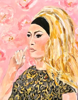 Brigitte Bardot 2 Original Painting by Sandy Welch
