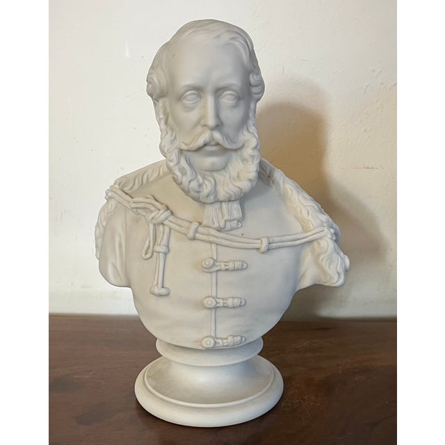 Antique 19th Century English Copeland Parian Porcelain Portrait Bust of a Victorian Bearded Gentleman For Sale - Image 12 of 18