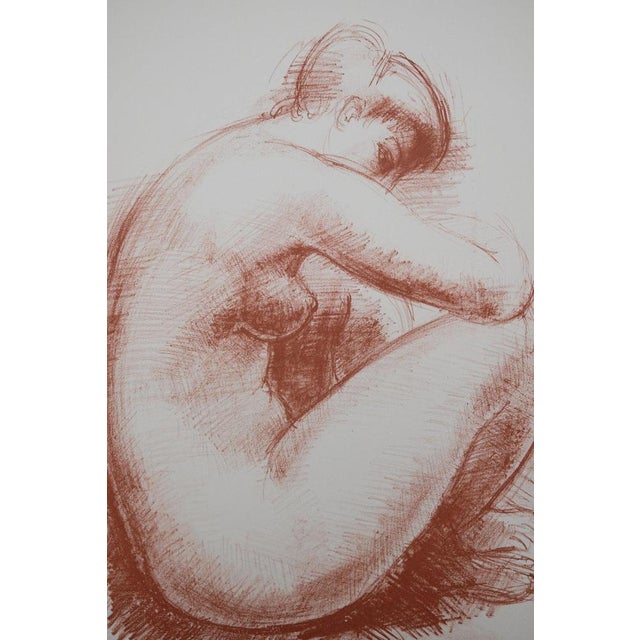 Antoniucci VOLTI (1871-1958) Shy Woman Original color lithograph On wove paper, 28 × 38 cm (approx. 11 x 15 inches)...
