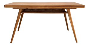 Vintage Extendable Wooden Desk, 1960s