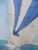 Blue Carolyn Finch, Seascape Marine Yacht Racing, Mid Century, Watercolour Painting For Sale - Image 8 of 14