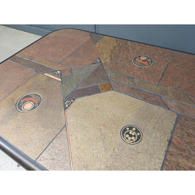 Brutalist Coffee Table in the style of Paul Kingma, 1980s For Sale - Image 3 of 13