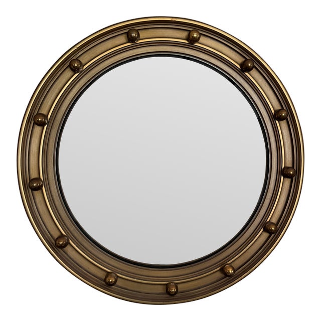 Vintage Convex Federalist Bullseye Mirror For Sale