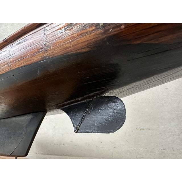 Antique Wooden Yacht, 1920s For Sale - Image 11 of 18