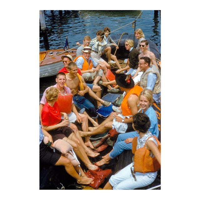 Toni Frissell 'A Dinghy Day Out' Archival Pigment Print Framed in Black For Sale