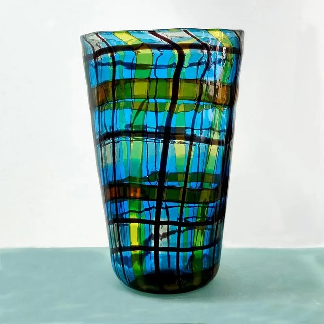 Conical Scozzese Vase by Ercole Barovier for Cristian Dior For Sale - Image 7 of 17