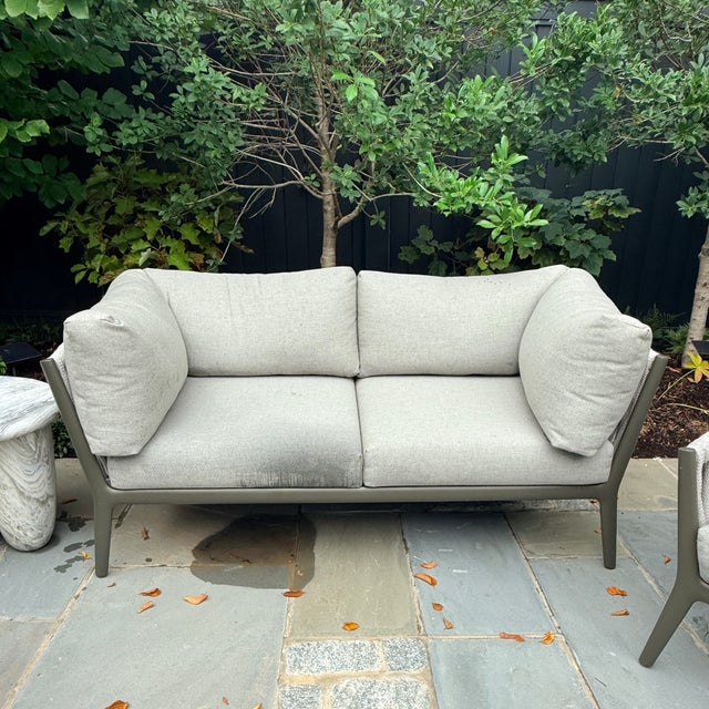 Brown Jordan Brown Jordan H Loveseat & Chair Set For Sale - Image 4 of 12