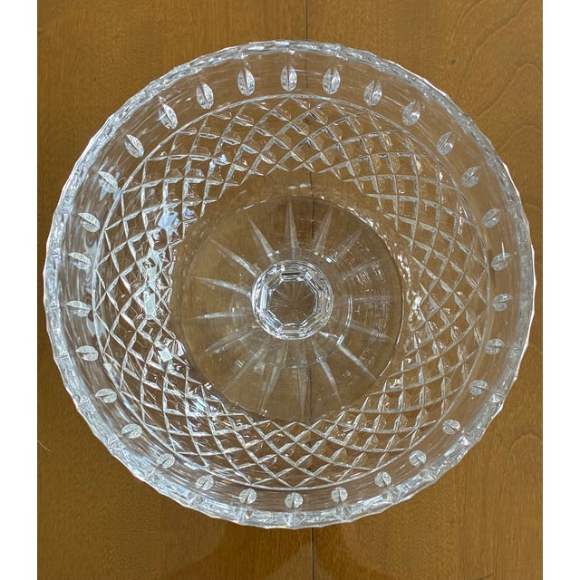 Glass Vintage Waterford Killeen Pedesal Compote Bowl For Sale - Image 7 of 8