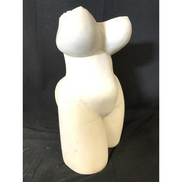 A GENNARELLI Italian 1881 -1943 Female Nude Sculpture White marble 19 x 10 x 11 in. Signed