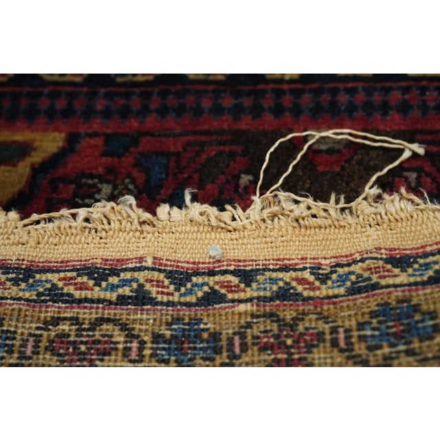 Antique Sarouk Rug 2' x 2'2'' For Sale - Image 4 of 12