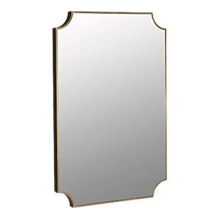 NOIR Convexed Mirror, Metal Antique Brass For Sale