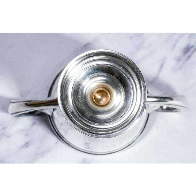 Amazing Large Heavy Antique Gorham Sterling Silver Rowing Sports Trophy For Sale - Image 10 of 11