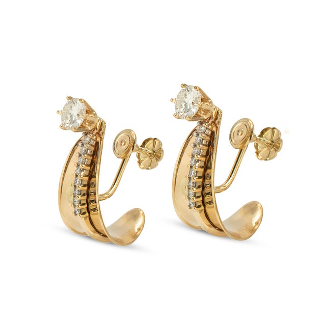 Gender: Ladies Metal Type: 14K Yellow Gold Length: 1.00 inches Width: 10.05 mm Weight: 4.93 grams Lady's 14K yellow gold...
