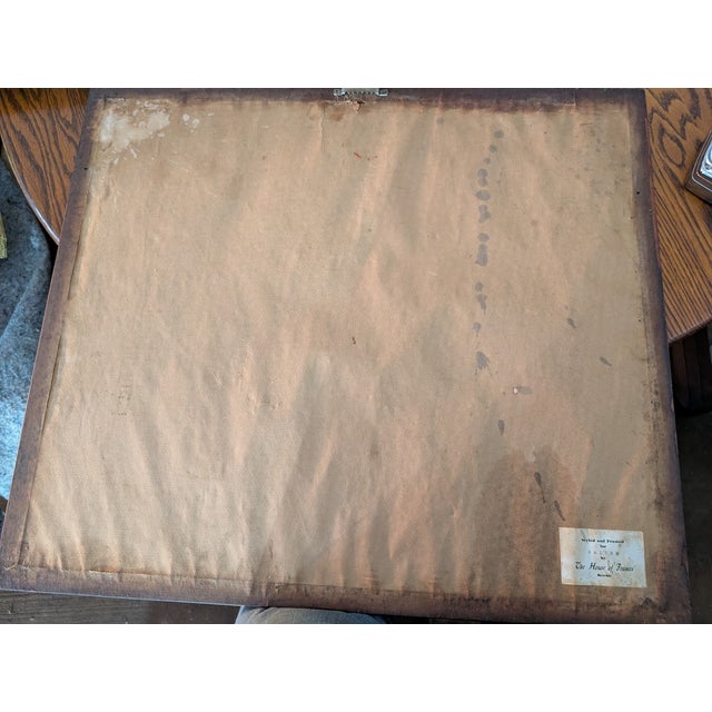 1970s 1974 Signed & Numbered Pencil Sketch | Woman With Horses & Dog, Framed For Sale - Image 5 of 6