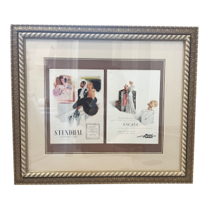 Mid 20th Century Stendahl French Perfume Advertisement - Framed