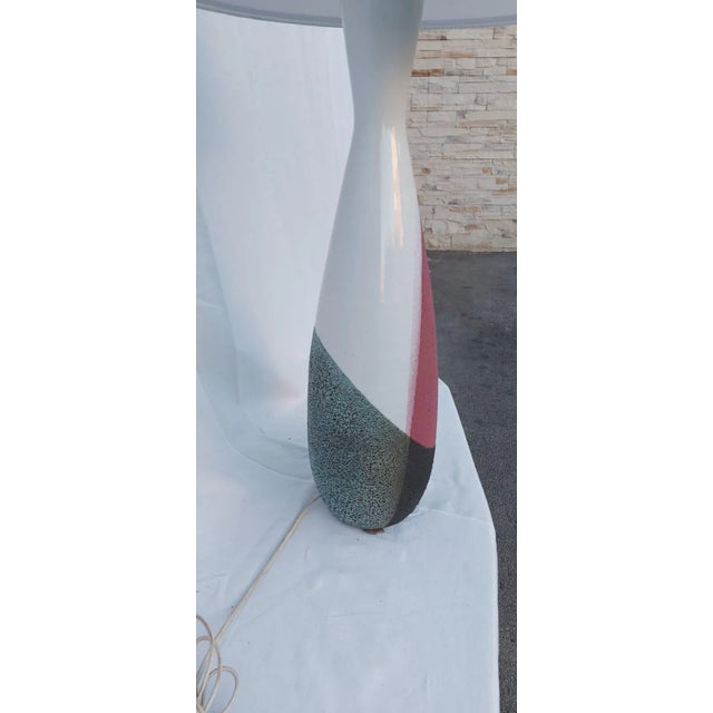 Lamp with Lampshade For Sale - Image 3 of 7