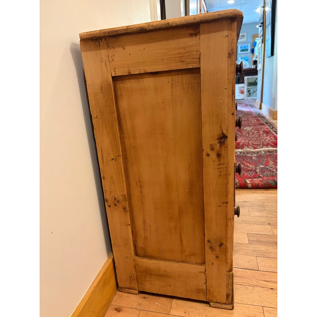 Rustic Antique Scrubbed Pine Dresser For Sale - Image 3 of 11