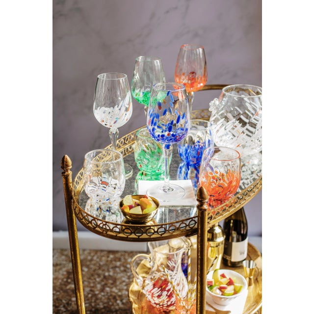 VIETRI VIETRI Chiara White Pitcher and Stirrer Set For Sale - Image 4 of 12