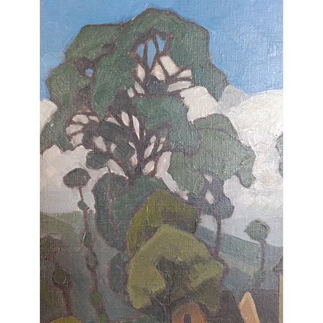 1930s M. Alba, Landscape, 1931, Oil Painting on Canvas For Sale - Image 5 of 10