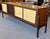 European Mid Century Modern Teak Credenza with Paper Cord Door Panels c.1960 Scandinavian Design - UK Import - Quality...