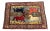 1970s Animal Print Handwoven Shiraz Area Rug 6'9" X 9'3" For Sale