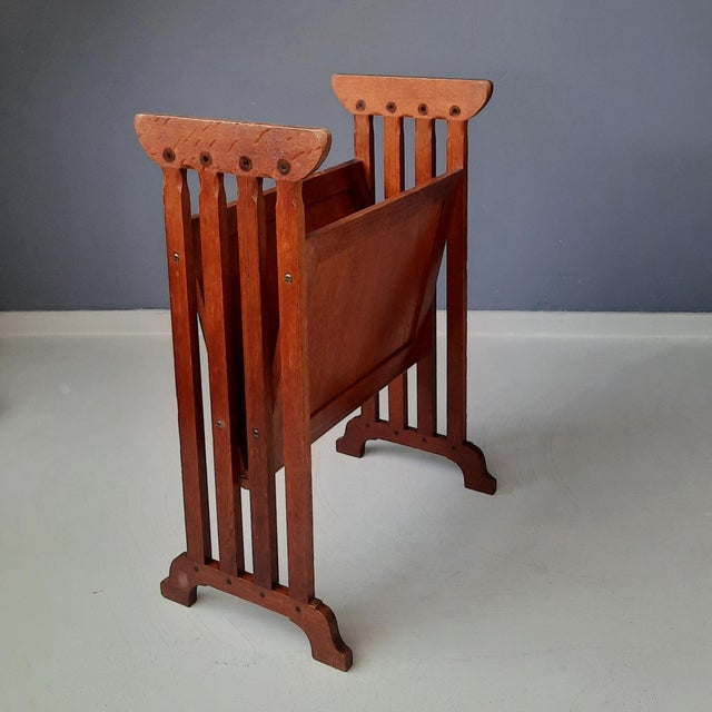 Art Deco News Paper / Magazine Stand, 1920s For Sale - Image 3 of 10