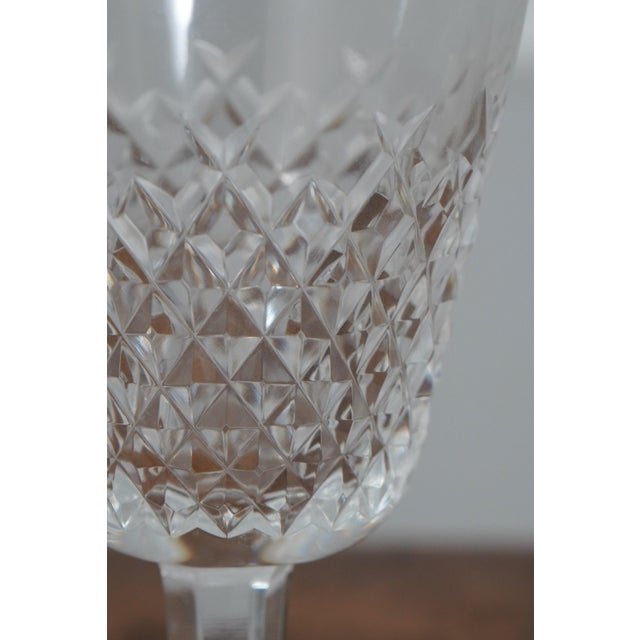 Set of 8 Waterford Crystal 6 Inch Cut Crystal Wine Glasses For Sale In Philadelphia - Image 6 of 10
