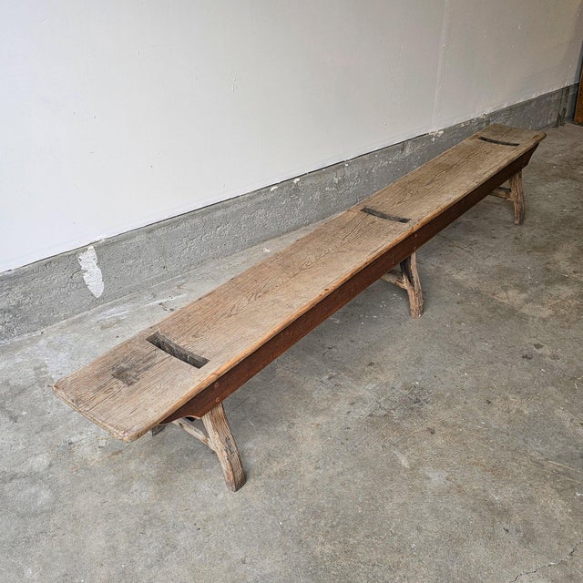 Antique English Train Bench -Circa 1890 For Sale In Orlando - Image 6 of 6