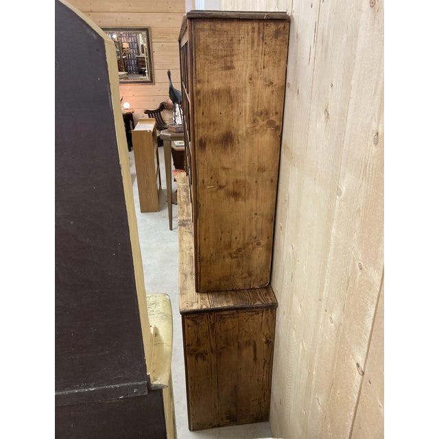 Vintage Seed Cabinet in Pine, 1950s For Sale - Image 3 of 18