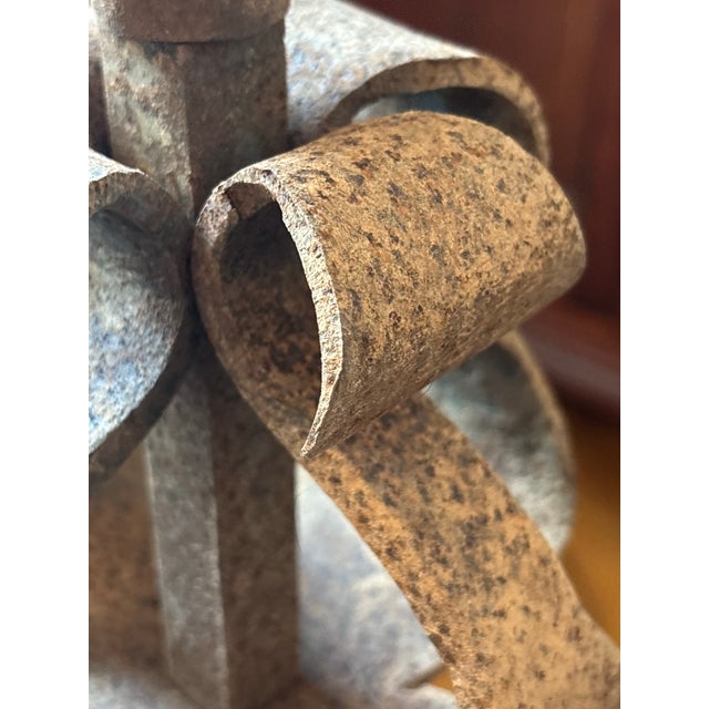 Early 19th Century French Forged Iron Andirons - A Pair For Sale - Image 6 of 12