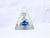Gold Glass Pyramid Paperweight by Pavel Molnar, 1980s For Sale - Image 8 of 8