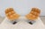 Knoll Modern Contemporary Knoll Jehs+Laub Swivel Lounge Chairs in Tan Leather - A Pair For Sale - Image 4 of 18