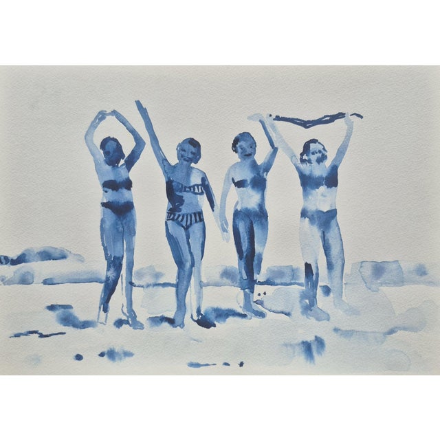 Early 21st Century Hanna Ilczyszyn, Summer, 2022, Watercolor For Sale - Image 5 of 5
