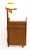 Wood Bar Cabinet with Floor Lamp by Guillerme et Chambron, 1950s For Sale - Image 7 of 13