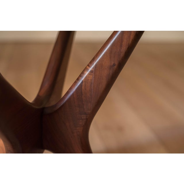 Pair of Mid Century Modern Adrian Pearsall Walnut Jacks End Tables For Sale - Image 10 of 10